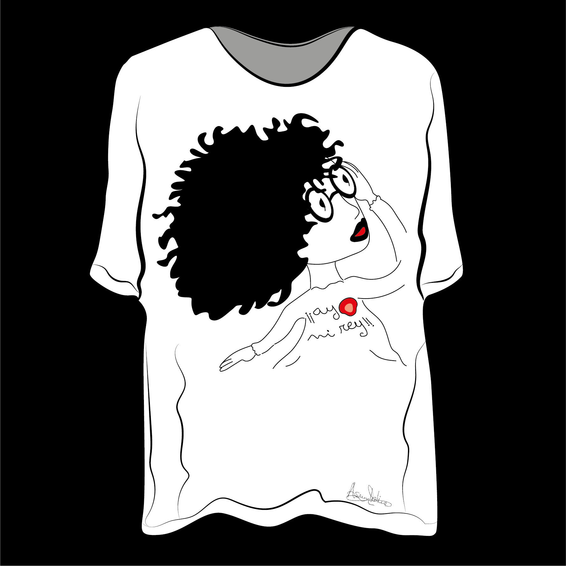 camiseta mi rey camiseta mi rey