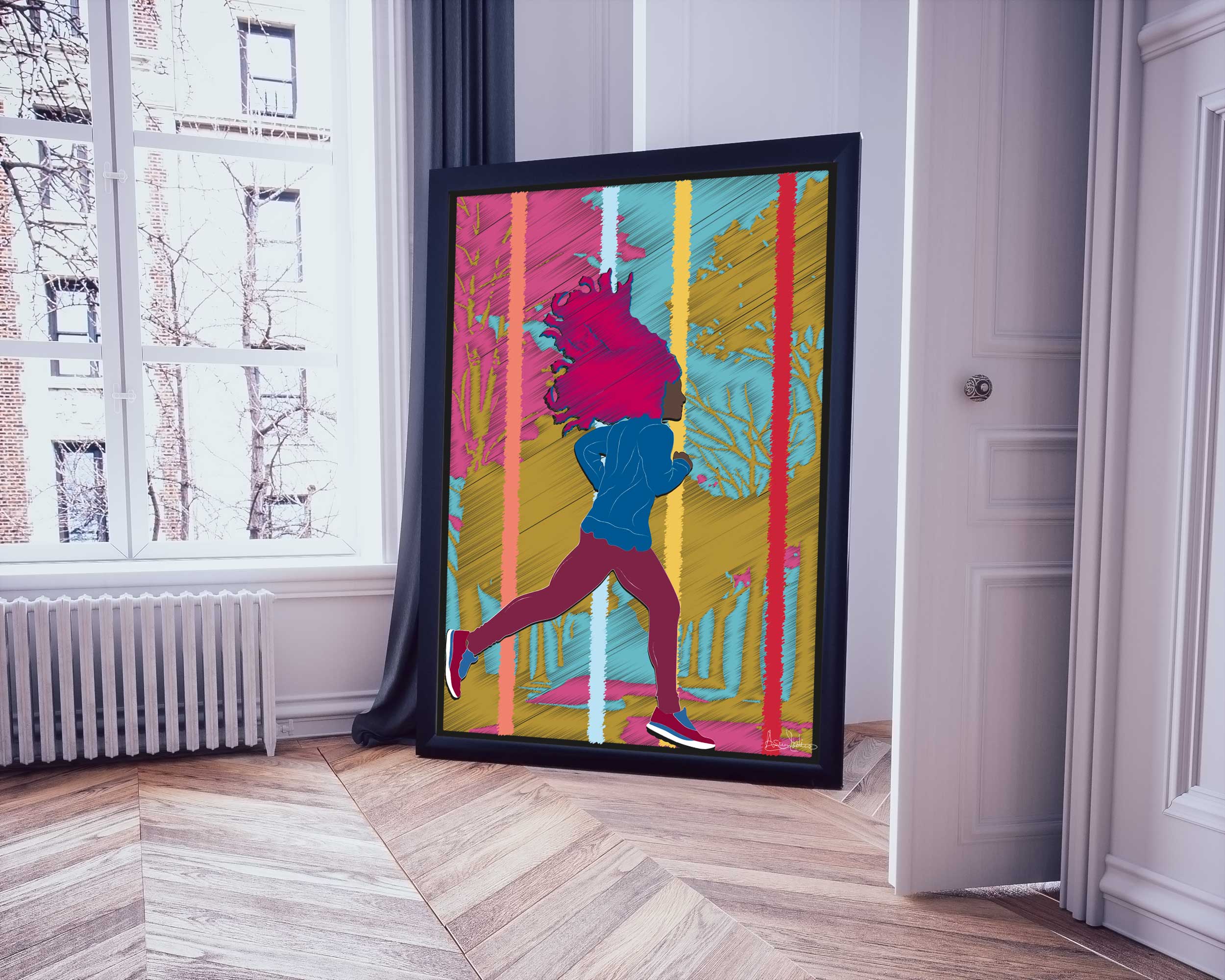 Atleta mujer running Atleta mujer running