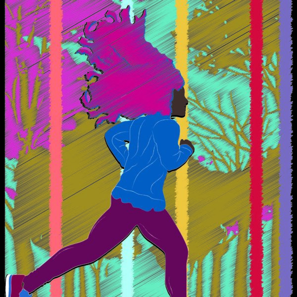 Atleta mujer running