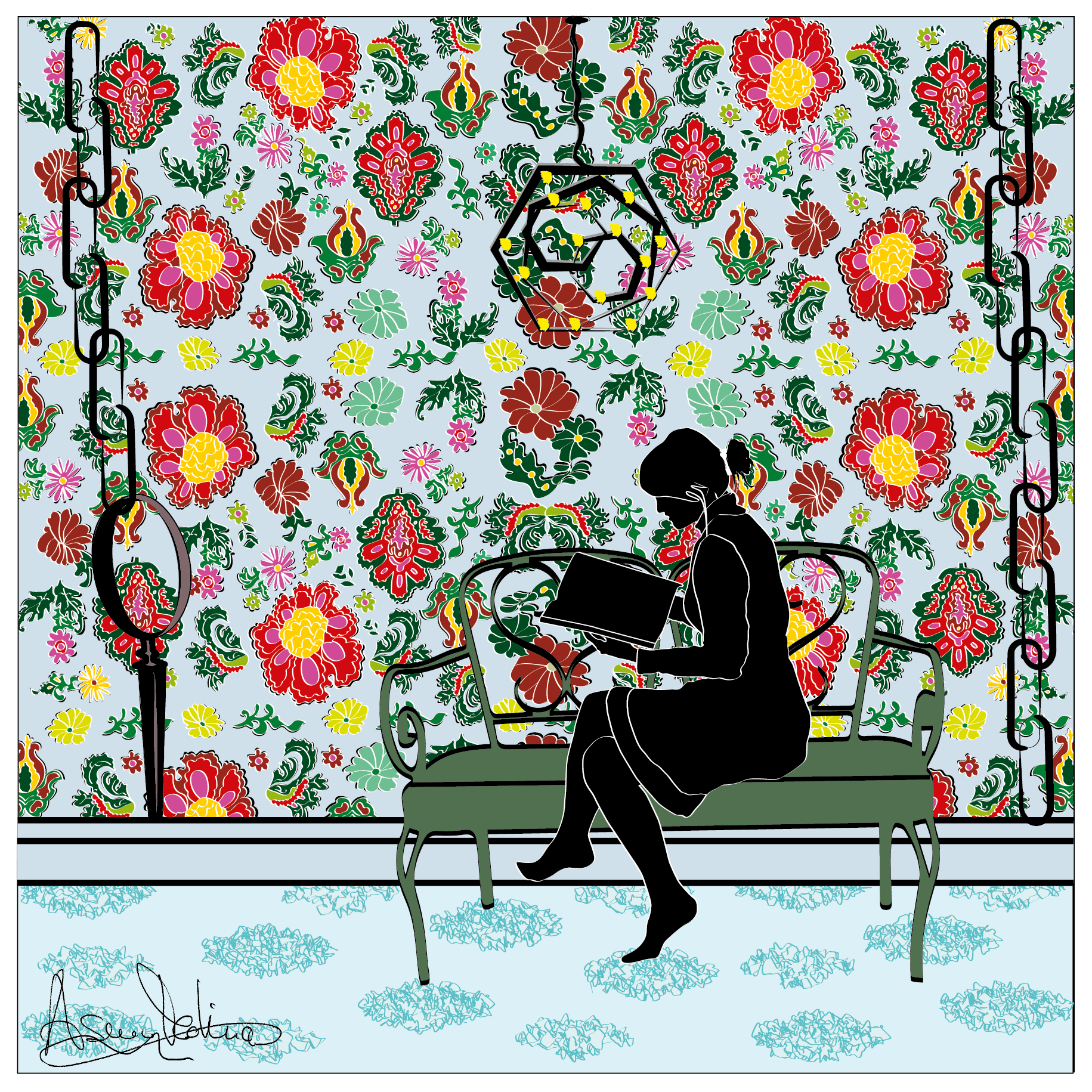 Mujer Lectura Mujer Lectura